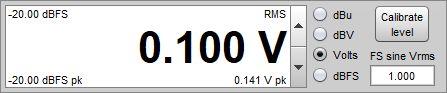 RMS Level control