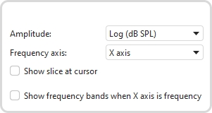 Spectrogram Controls Stepped Sine