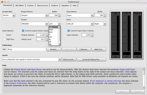 8-channel output selection