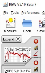 Measurement Panel Collapsed