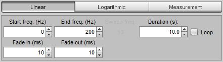 Sine Sweep Generator